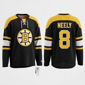 NHL Hockey Neely 8 Boston Bruins Knit‎ Jersey Sweater Size Large CCM NEW